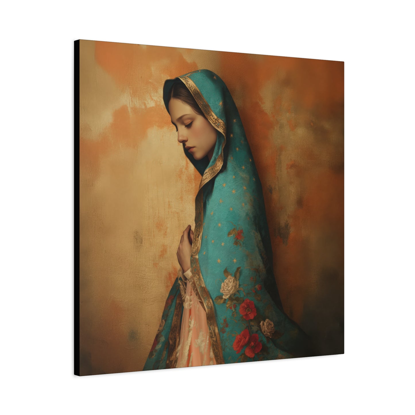 Our Lady of Guadalupe - Gallery Wrapped Canvas - Print - Religious Art for your Home - Catholic Art