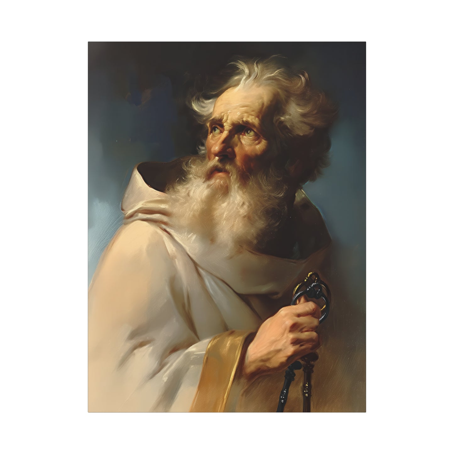 Saint Peter the Apostle - Museum Wrapped Canvas - Print - Religious Art for your Home - Christian print - Prayer Room - Catholic