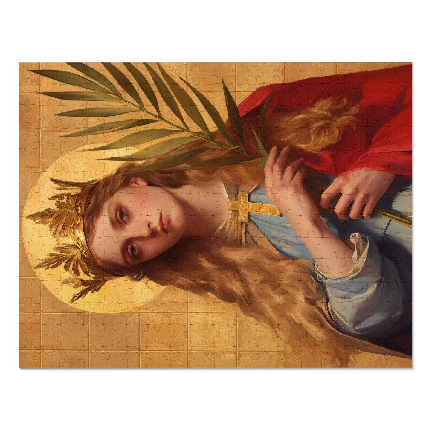 Saint Agrippina - Puzzle & Keepsake Tin - Religious Jigsaw Puzzle (30, 110, 252, 500,1000-Piece)