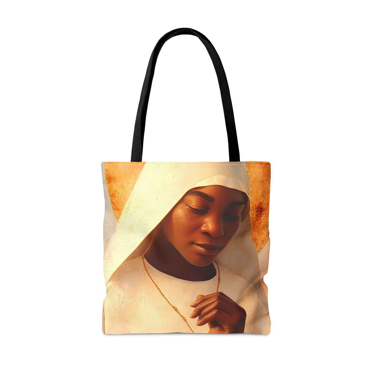Blessed Marie-Clementine Anuarite Nengapeta Tote Bag - Large Medium Small Faith Art Bag - Catholic Faith Purse - Double Sided