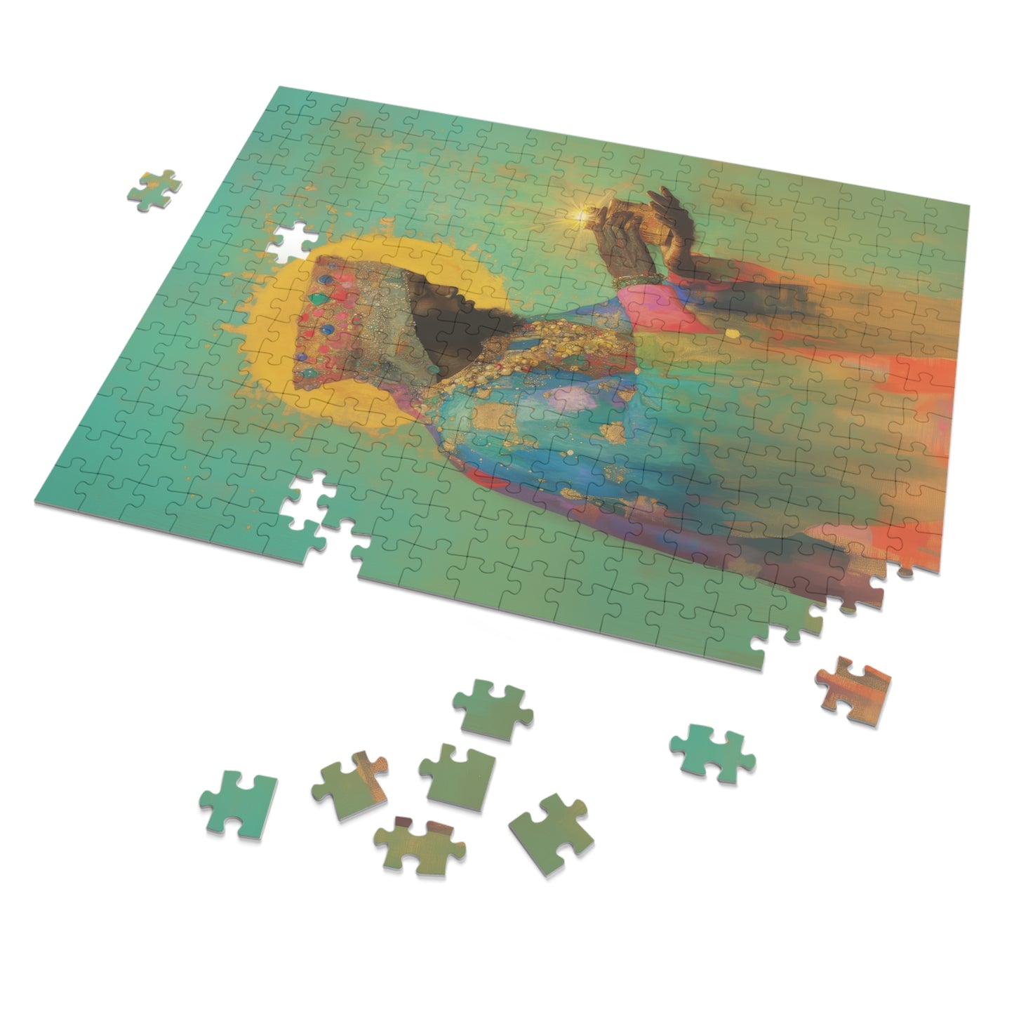 Balthazar and the Gift of Foretold Sorrow - 3 Wise Men - Puzzle and Keepsake Tin - Religious Jigsaw Puzzle (30, 110, 252, 500,1000-Piece)