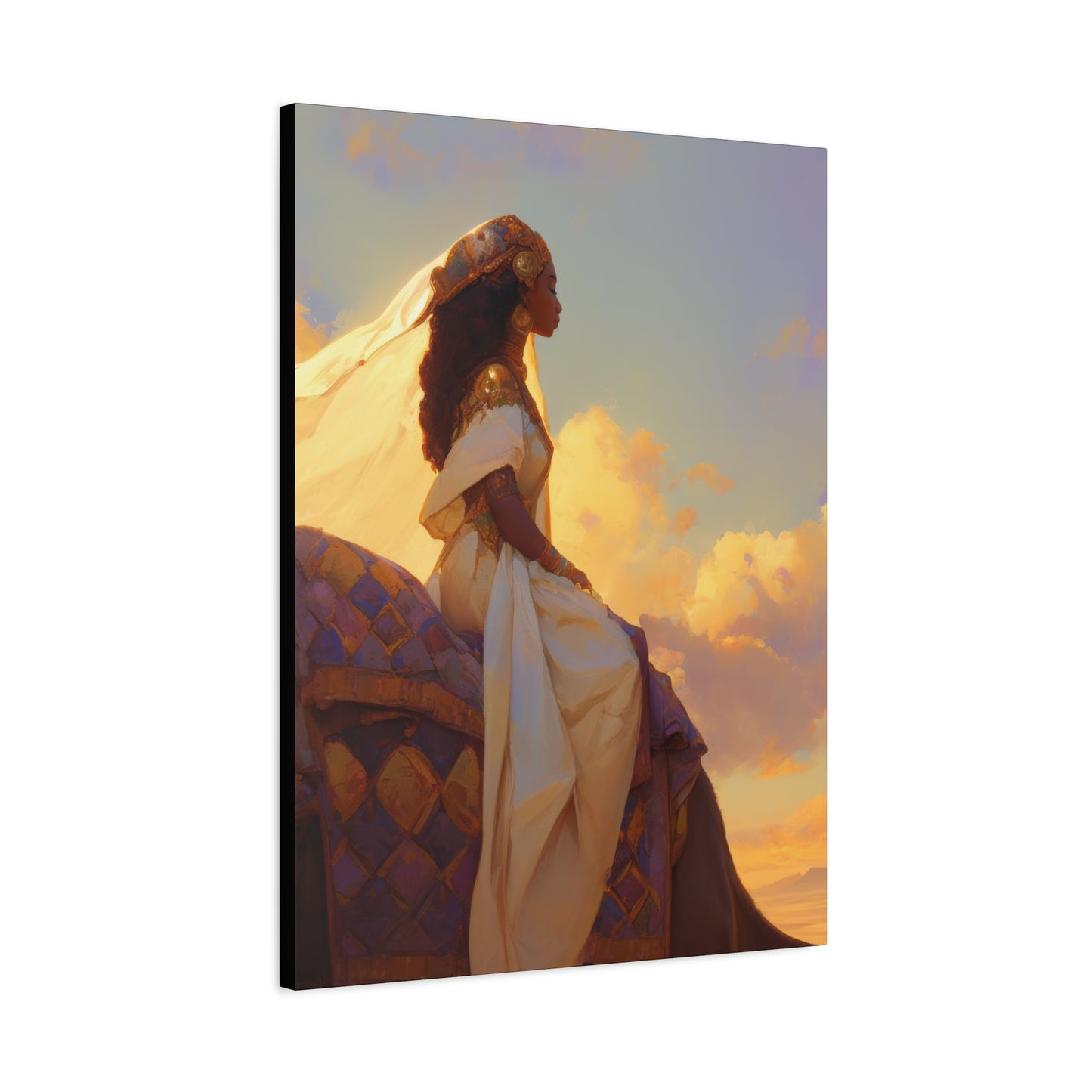 Queen of Sheba - Gallery Wrapped Canvas - Print - Religious Art for your Home - Catholic Art