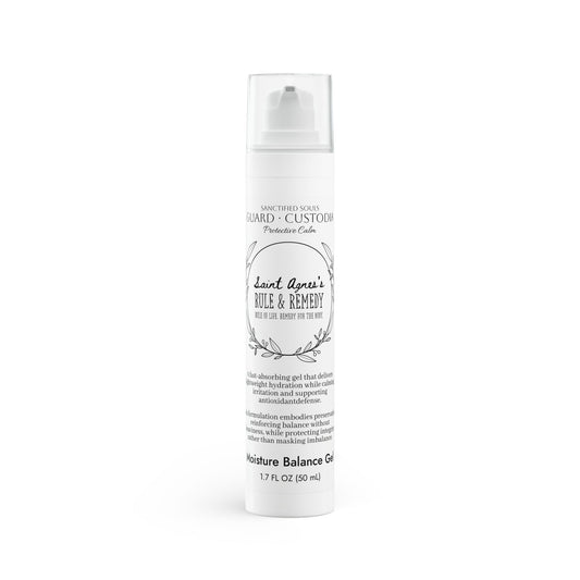 Saint Agnes's Rule & Remedy - Guard · Custodia - Protective Calm - Moisture Balance Gel, 1.7oz - Sanctified Souls