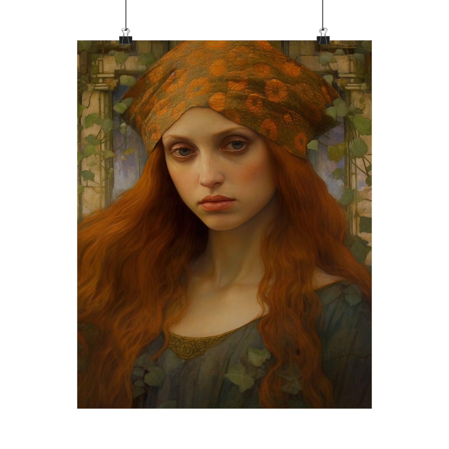 Gaze of Devotion : Mary Magdalene Print - Sanctified Souls Print - Multiple Sizes - Premium Matte Vertical Posters