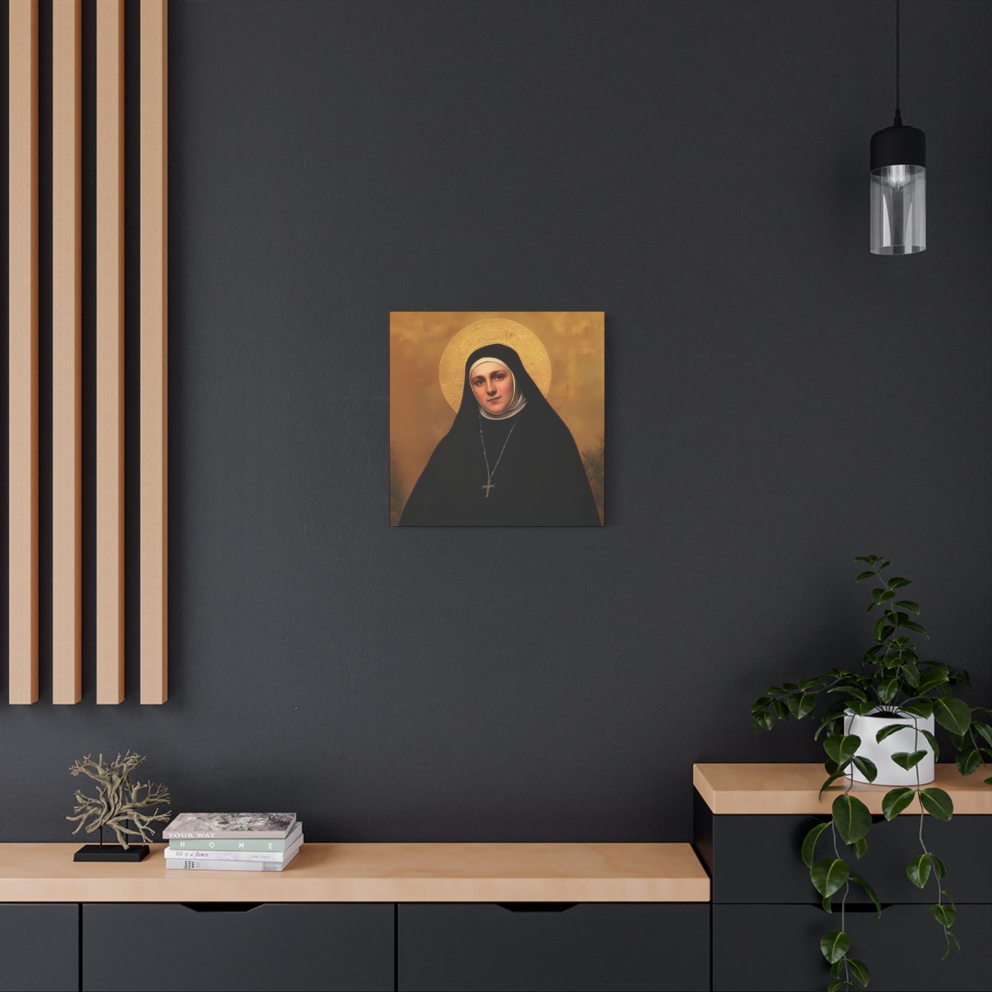 Saint Geltrude Caterina Comensoli - Gallery Wrapped Canvas - Print - Religious Art for your Home - Catholic Art