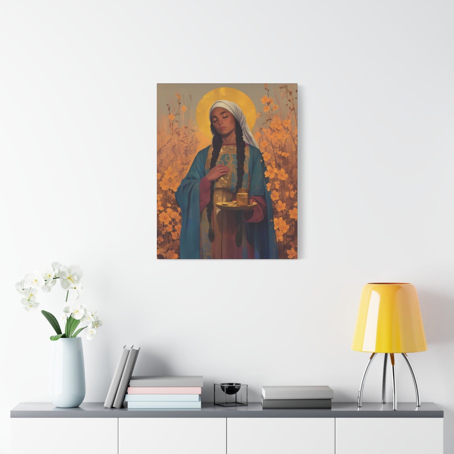 Saint Hermione of Ephesus - Gallery Wrapped Canvas - Print - Religious Art for your Home - Catholic Art Print