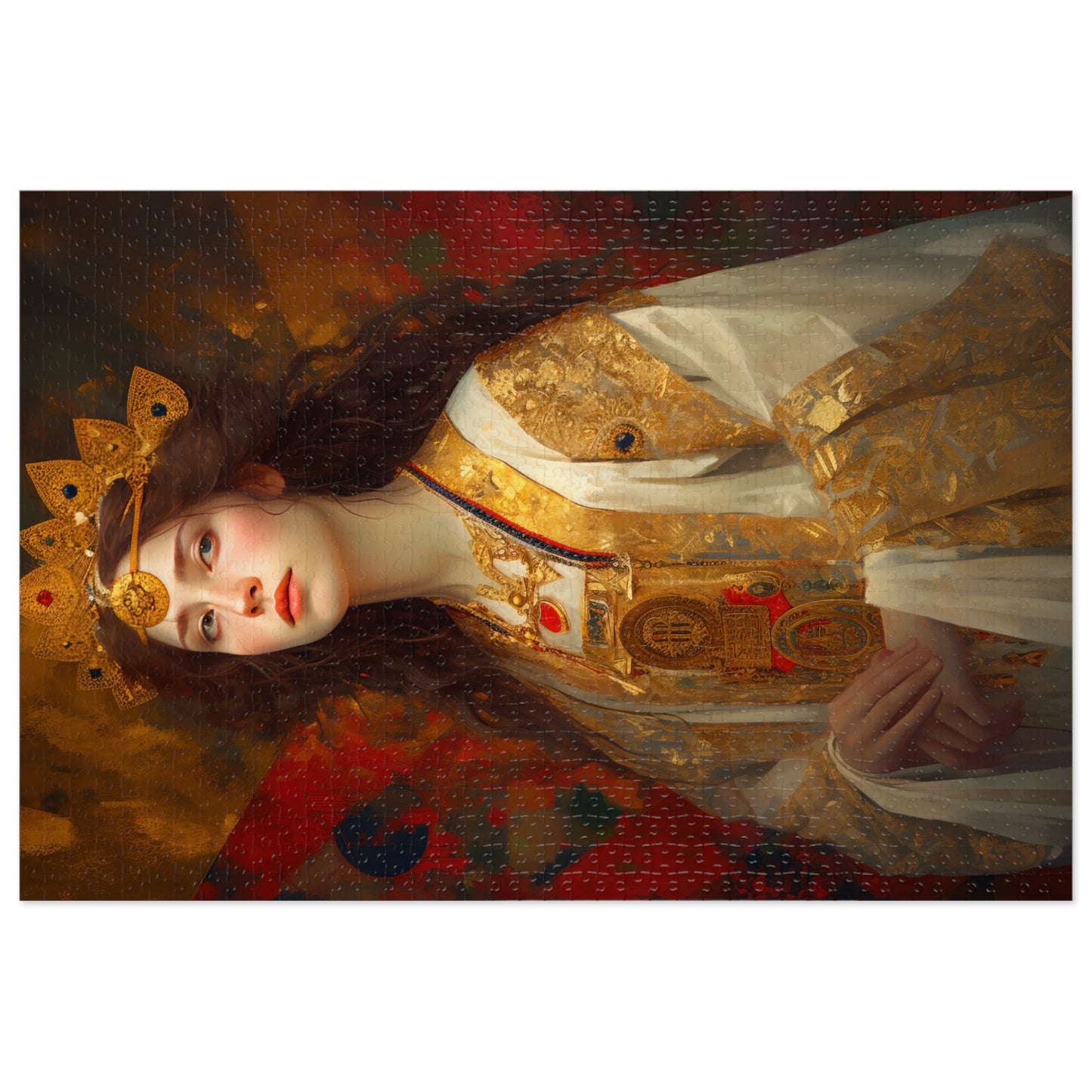 Saint Barbara - Puzzle and Keepsake Tin - Religious Jigsaw Puzzle (30, 110, 252, 500,1000-Piece) - Religious Puzzle