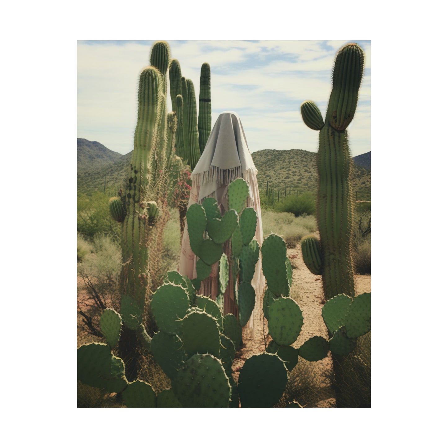 Saint Amma Syncletica Print - Sanctified Souls Print - Multiple Sizes - Premium Matte Vertical Posters - Desert Mothers Series