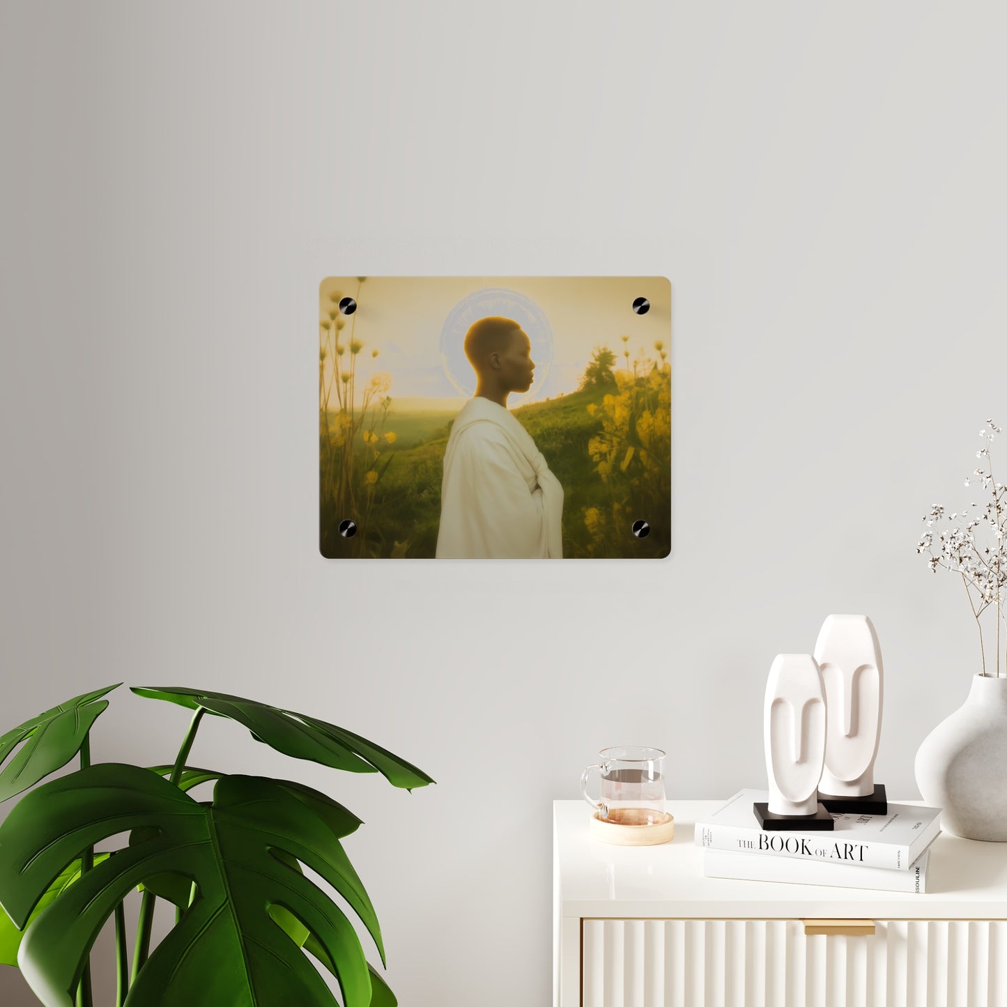 Saint Charles Lwanga Wall Art Panel - Ready to Hang Acrylic Print - Catholic Saint Art - Patron Saint Print - No Frame needed