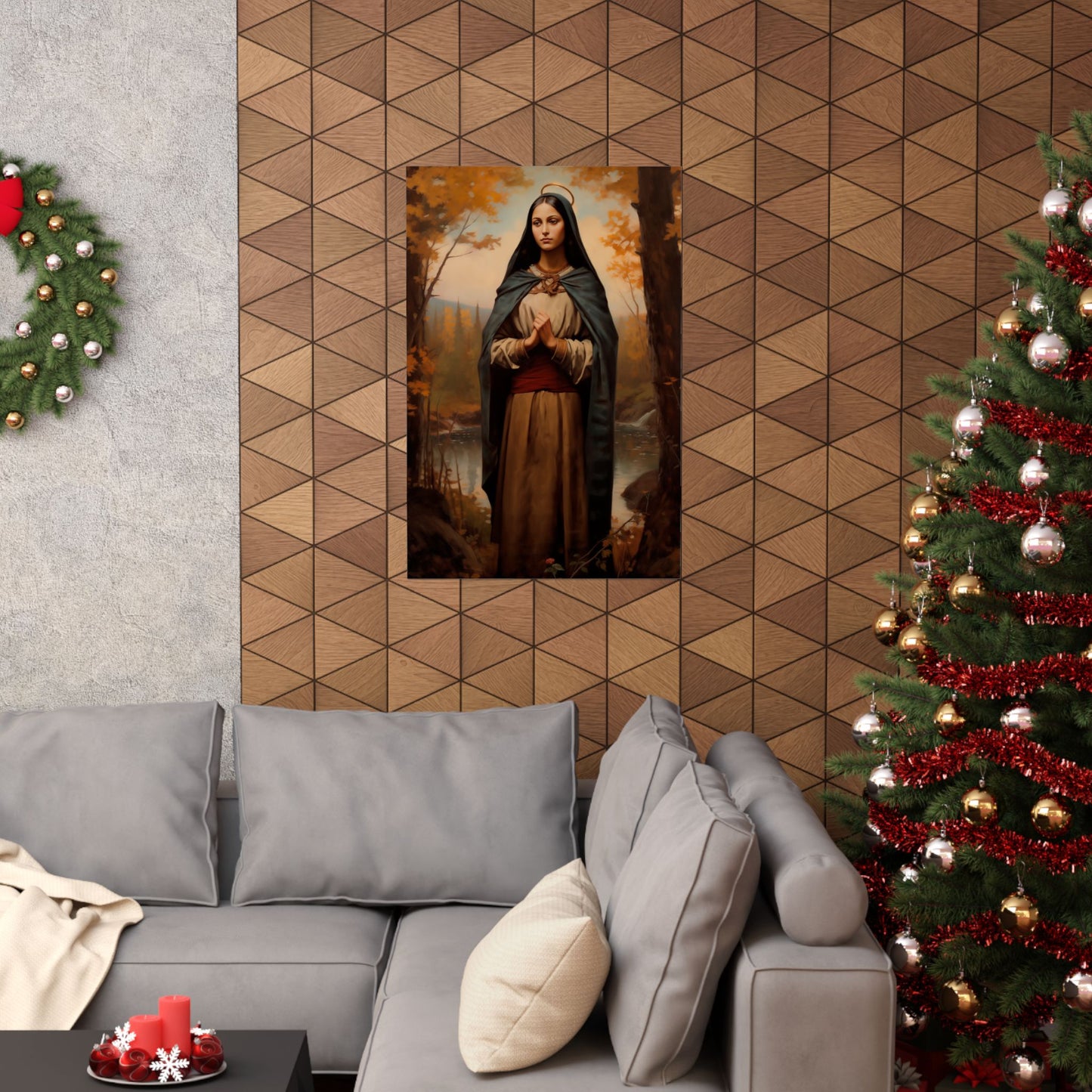 Saint Kateri Tekakwitha - Sanctified Souls Print - Multiple Sizes - Premium Matte Vertical Posters