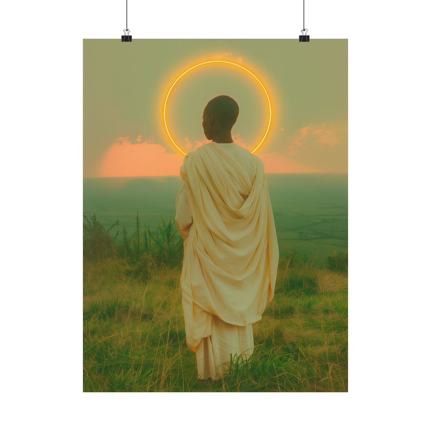 Saint Charles Lwanga- Sanctified Souls Print - Multiple Sizes - Premium Posters - Catholic Art - Christian Home Decor Artwork