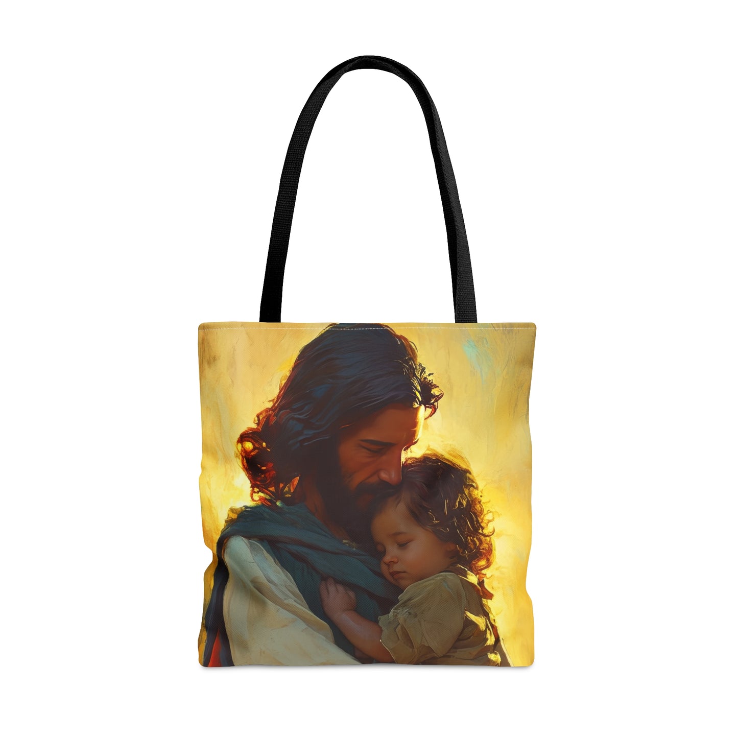 Divine Protector of the Innocent Tote Bag - Large Medium Small Faith Art Bag - Catholic Faith Purse - Religious Carry All