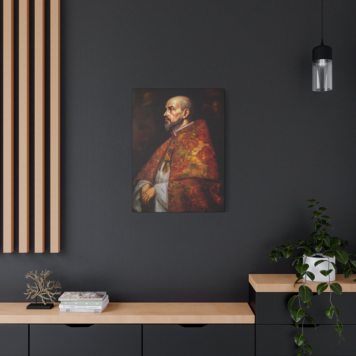 Saint Ignatius of Loyola Canvas Print - Multiple Sizes - Catholic Home art - Museum Wrapped Canvas - Sanctified Souls Print