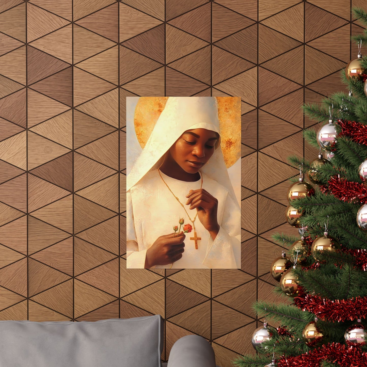 Blessed Marie-Clementine Anuarite Nengapeta - Sanctified Souls Print - Multiple Sizes - Premium Matte Vertical Posters