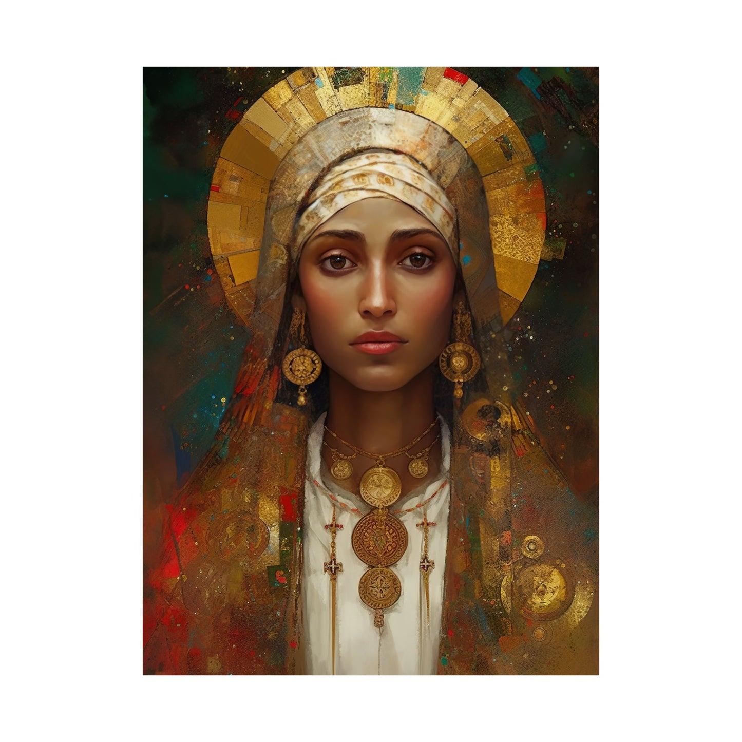 Saint Julia of Carthage - Sanctified Souls Print - Multiple Sizes - Premium Matte Vertical Posters