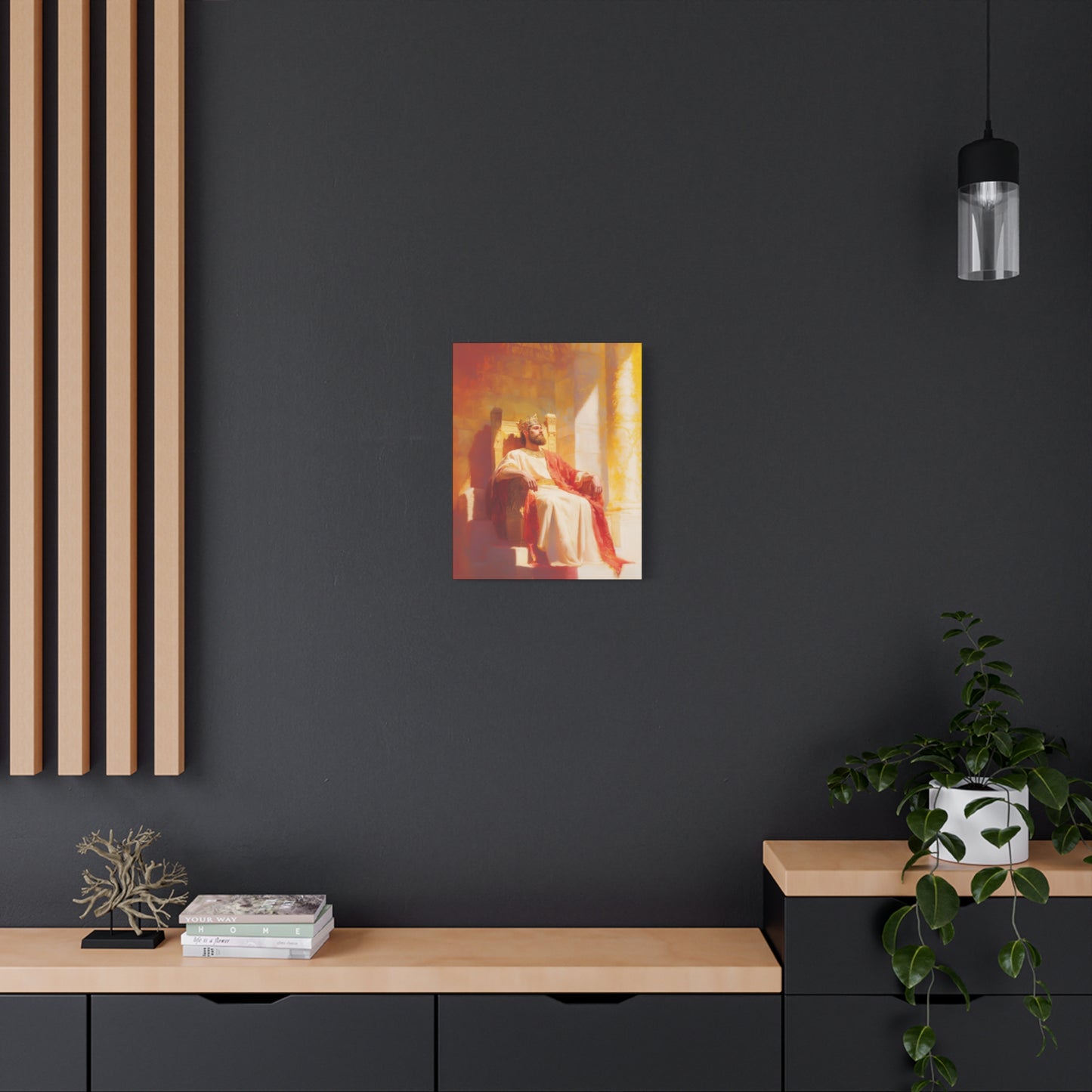 King Solomon: Keeper of God's Understanding - Gallery Wrapped Canvas - Print - Religious Art for your Home - Catholic Art
