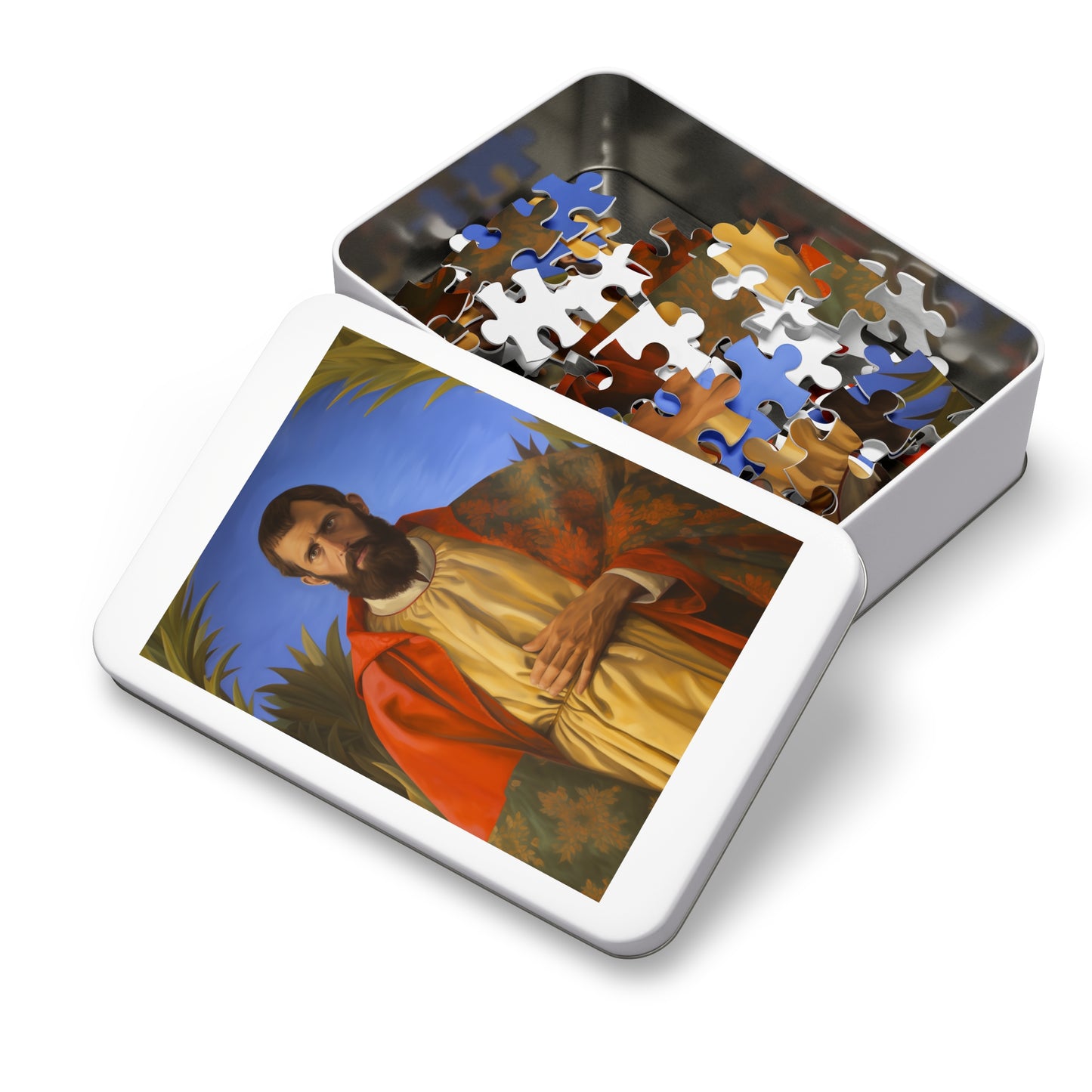 Saint Thomas the Apostle - Puzzle and Keepsake Tin - Jigsaw Puzzle (30, 110, 252, 500,1000-Piece) - Religious Puzzle