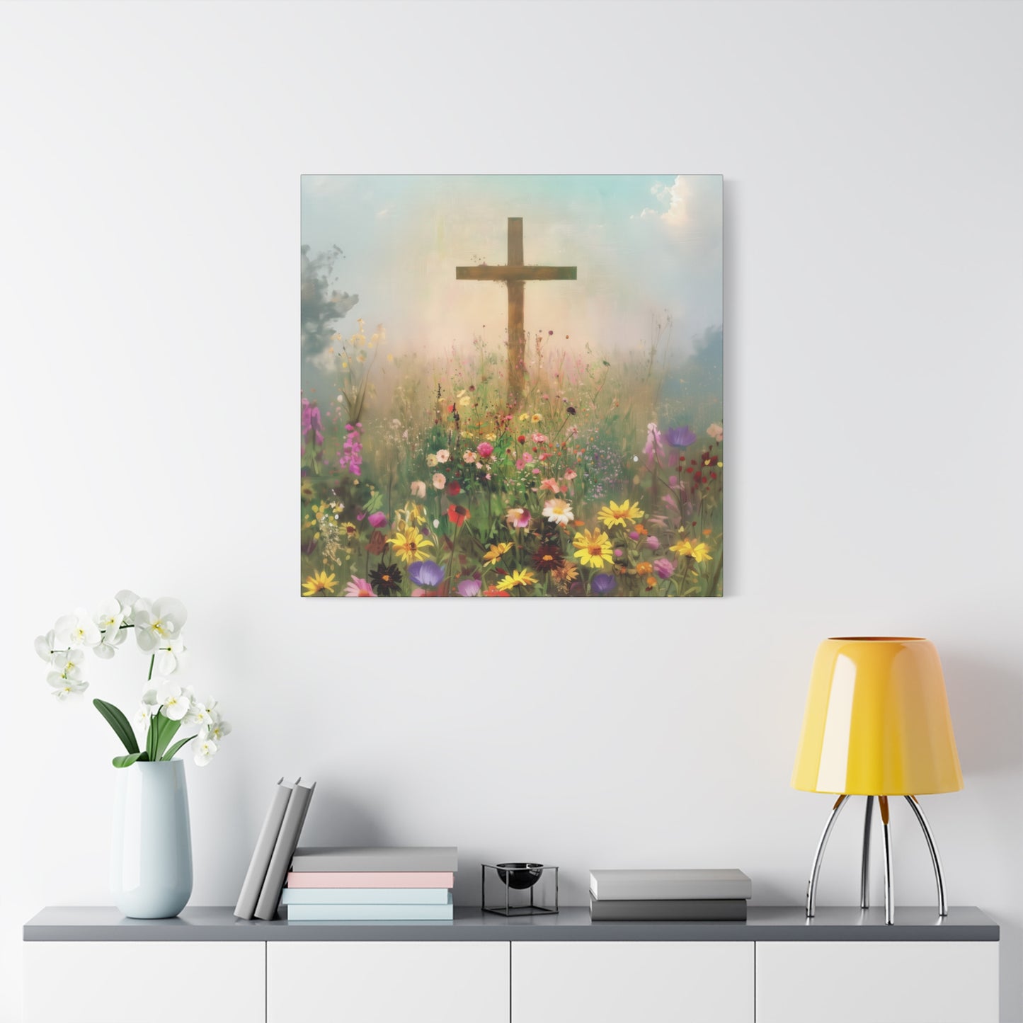 The Cross That Called the Earth to Life - Gallery Wrapped Canvas - Print - Religious Art for your Home - Catholic