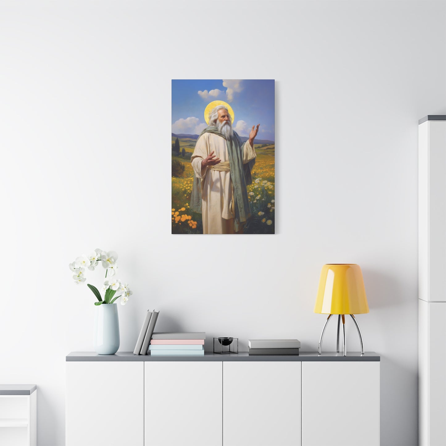 Saint Hilary of Arles - Gallery Wrapped Canvas - Print - Religious Art for your Home - Catholic Art Print