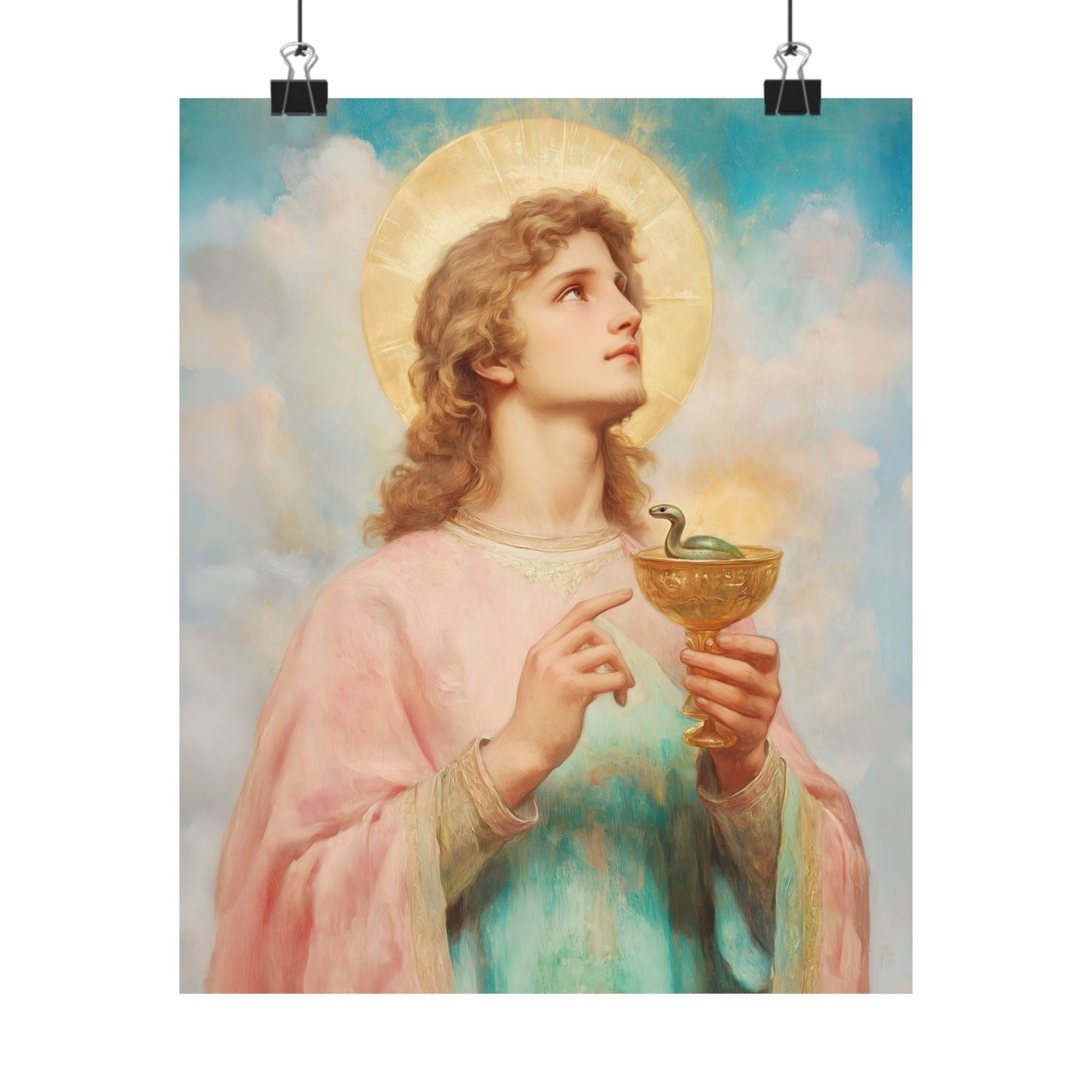Copy of Saint John the Apostle - Sanctified Souls Print - Multiple Sizes - Premium Matte Vertical Posters