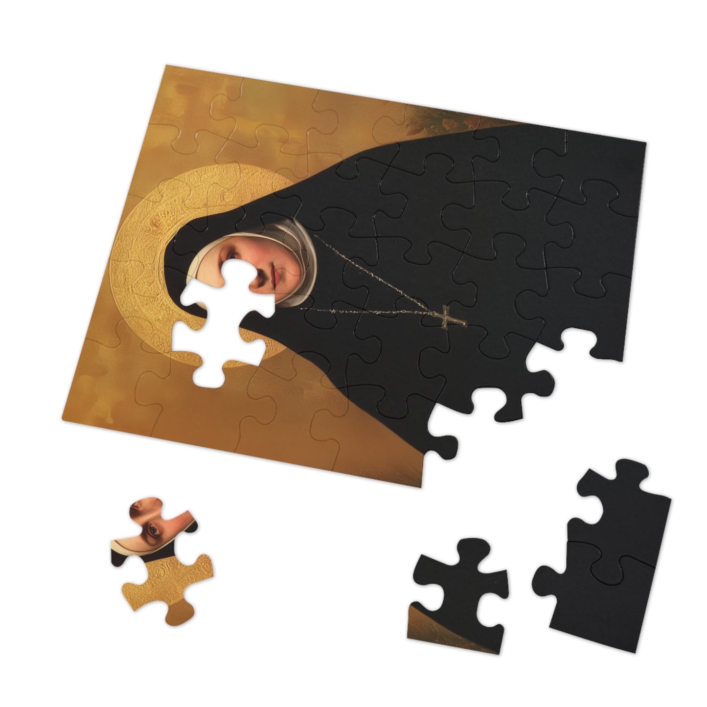 Saint Geltrude Caterina Comensoli - Puzzle & Keepsake Tin - Religious Jigsaw Puzzle (30, 110, 252, 500,1000-Piece)