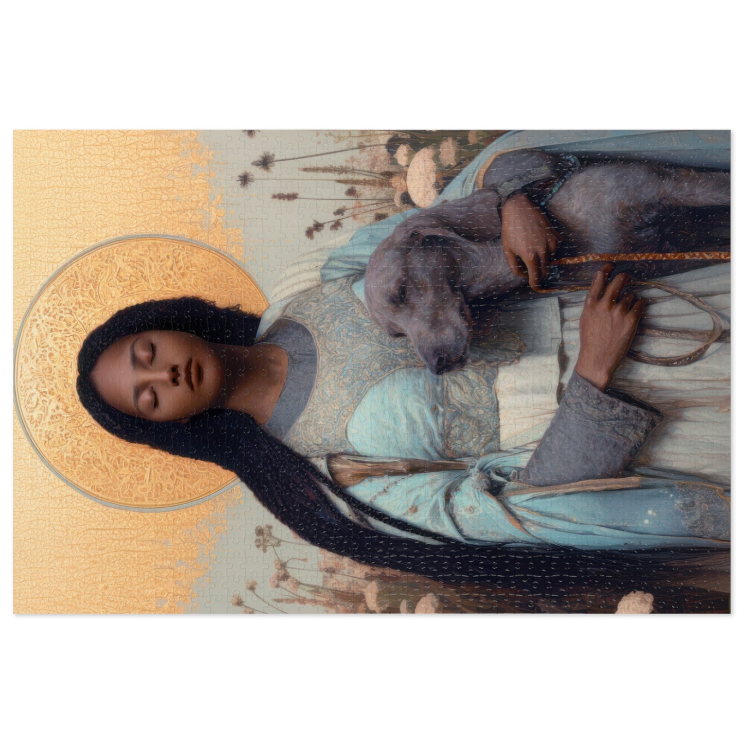 Saint Quiteria - Puzzle & Keepsake Tin - Religious Jigsaw Puzzle (30, 110, 252, 500,1000-Piece)