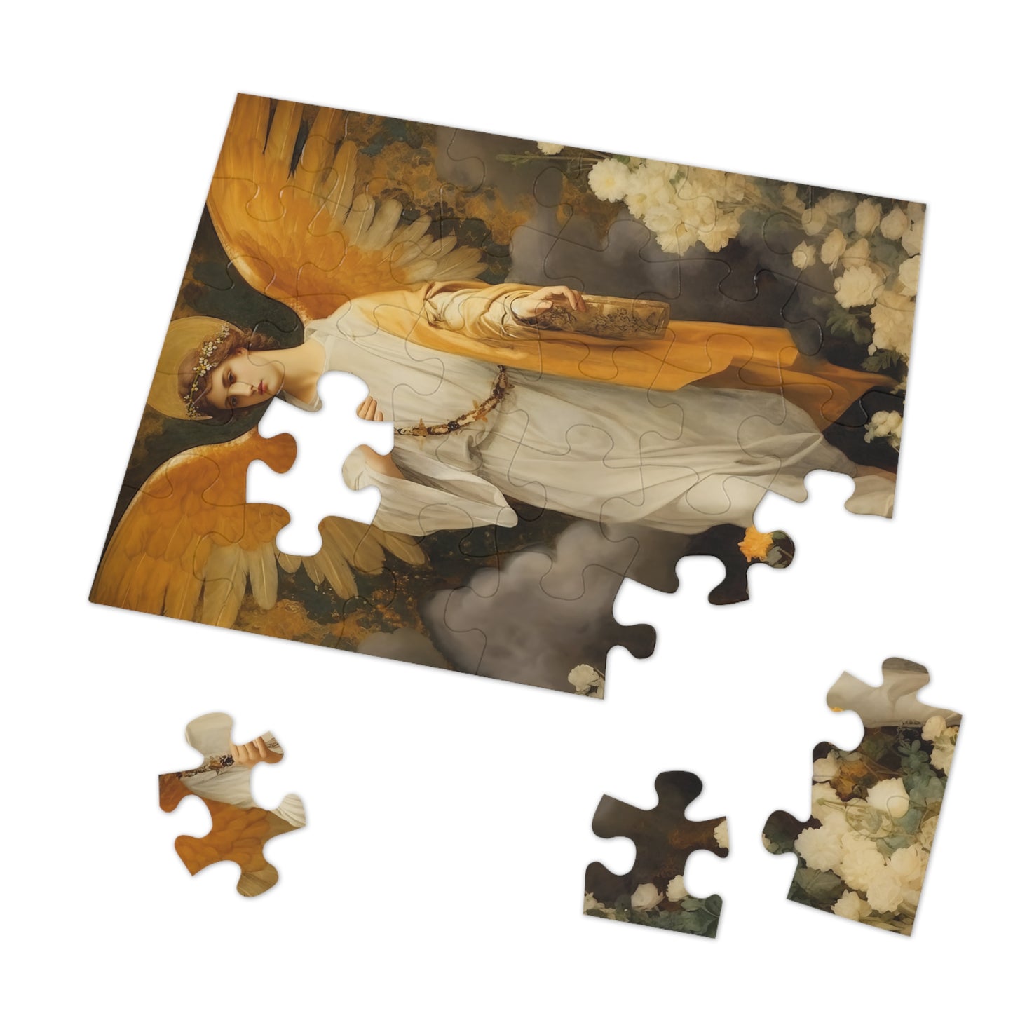 Saint Gabriel the Archangel - Puzzle and Keepsake Tin - Religious Jigsaw Puzzle (30, 110, 252, 500,1000-Piece) - Religious Puzzle