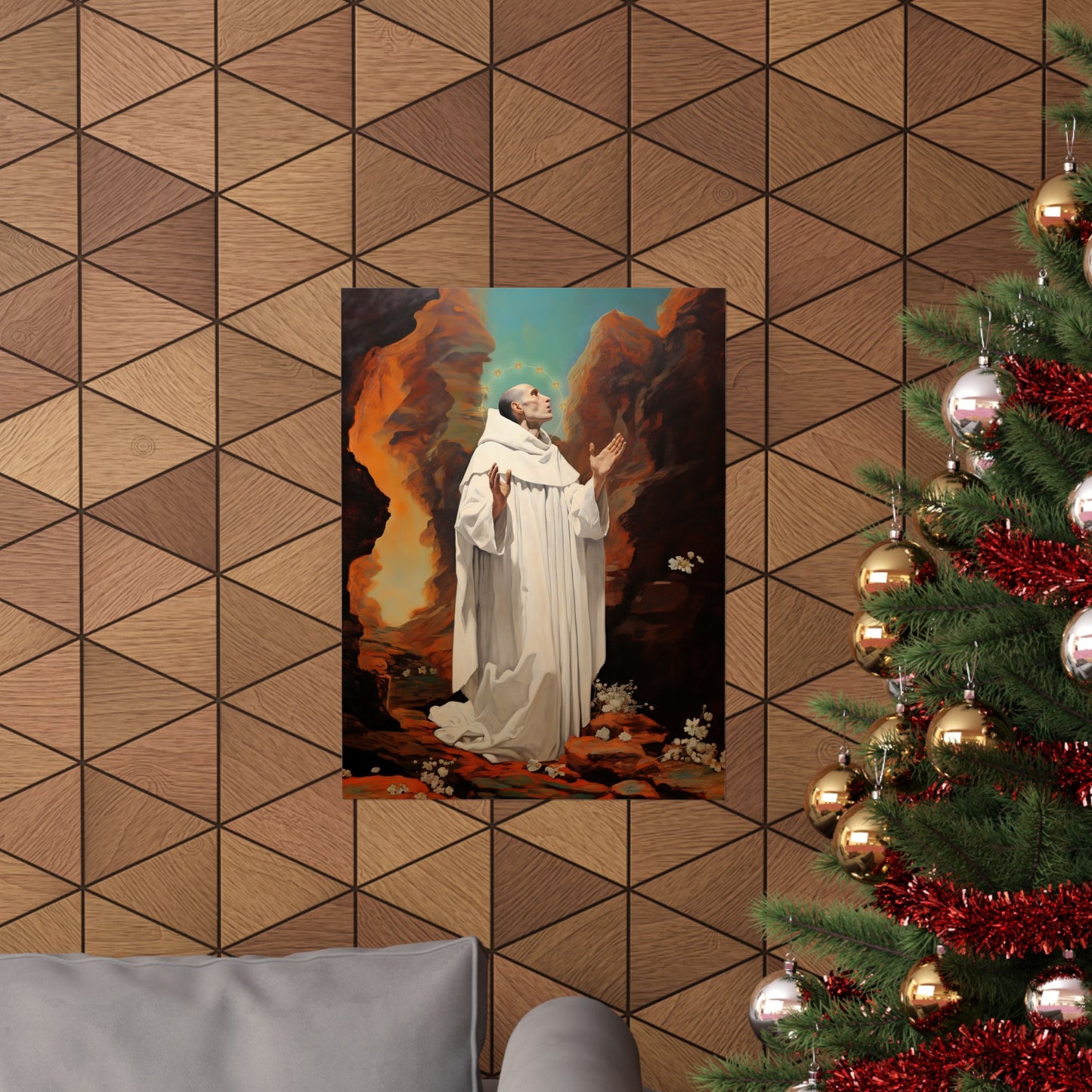 Saint Bruno Print - Sanctified Souls Print - Multiple Sizes - Premium Matte Vertical Posters