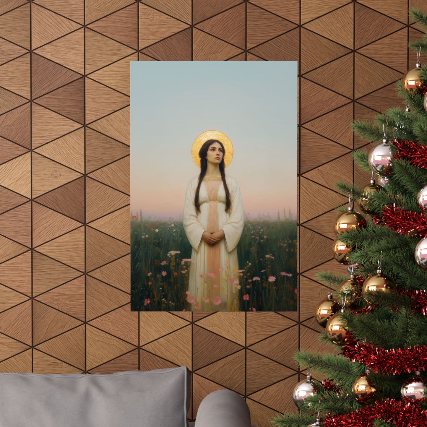 Saint Sabina - Sanctified Souls Print - Multiple Sizes - Premium Matte Vertical Posters - Patron Saint Art
