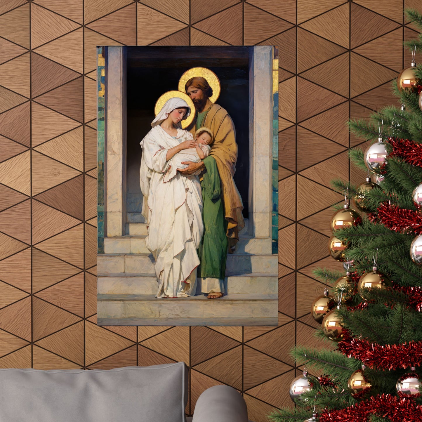 The Feast of the Presentation of the Lord - Holy Family - Sanctified Souls Print - Multiple Sizes - Premium Matte Vertical Posters