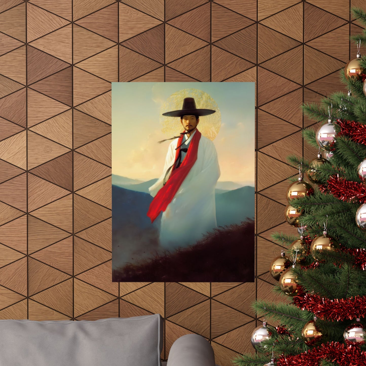 Saint Andrew Kim Taegon -  Sanctified Souls Print - Multiple Sizes - Premium Posters - Catholic Art - Christian Home - Martyr Saint