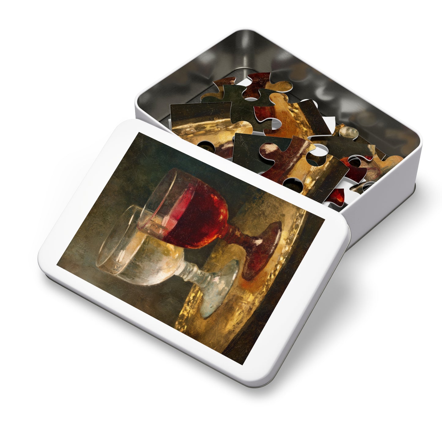 Cana and the Miracle of Abundance - Water into Wine - Puzzle & Keepsake Tin - Religious Jigsaw Puzzle (30, 110, 252, 500,1000-Piece)