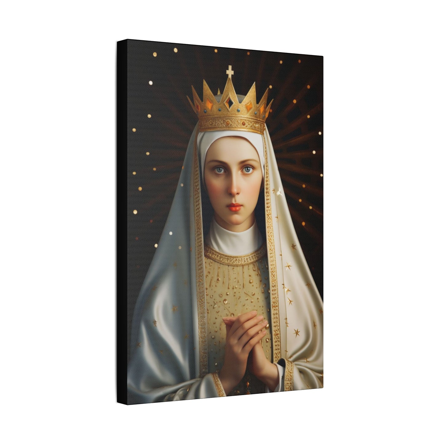 Saint Kinga of Poland Canvas Print - Multiple Sizes - Catholic Home art - Museum Wrapped Canvas - Sanctified Souls Print