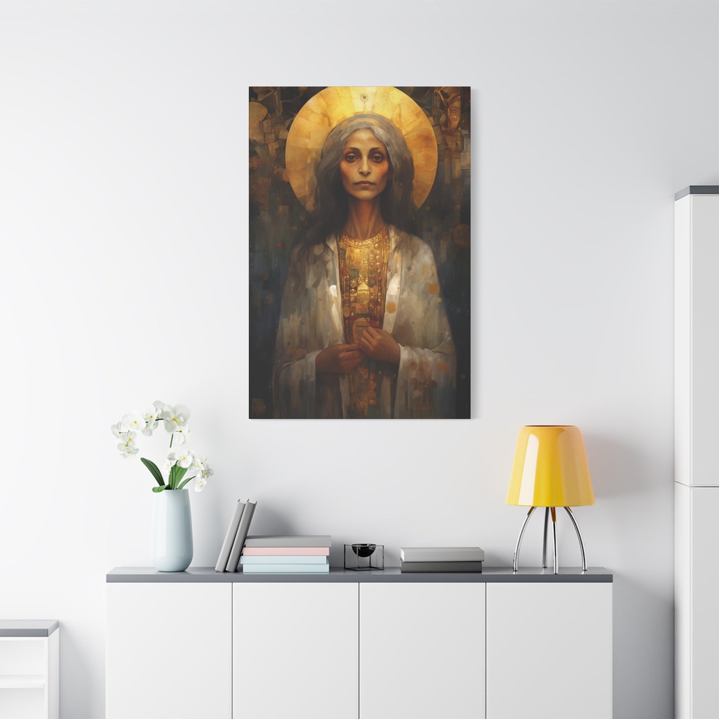 Saint Mary of Egypt - Museum Wrapped Canvas - Sanctified Souls Print - Religious Art for your Home