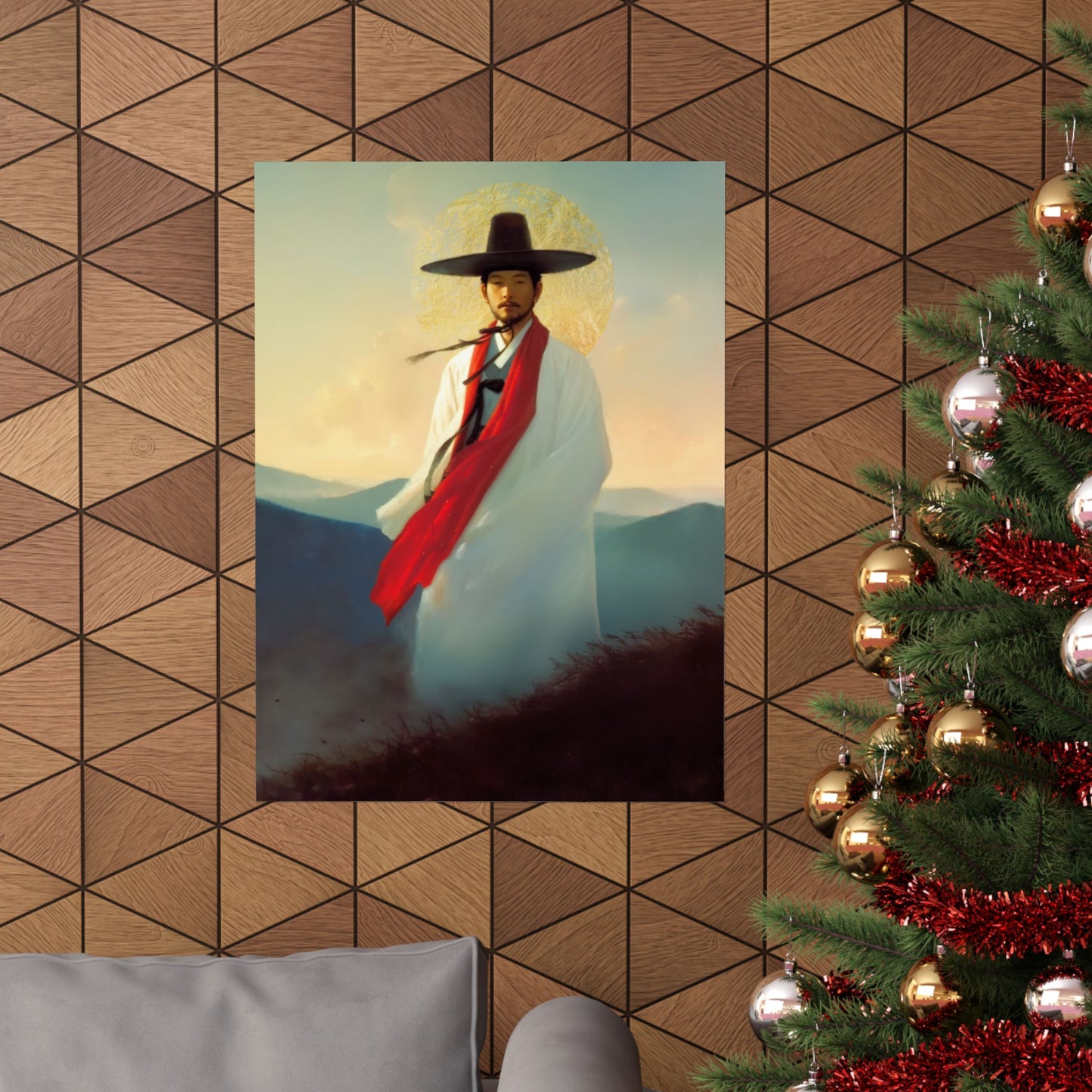 Saint Andrew Kim Taegon -  Sanctified Souls Print - Multiple Sizes - Premium Posters - Catholic Art - Christian Home - Martyr Saint