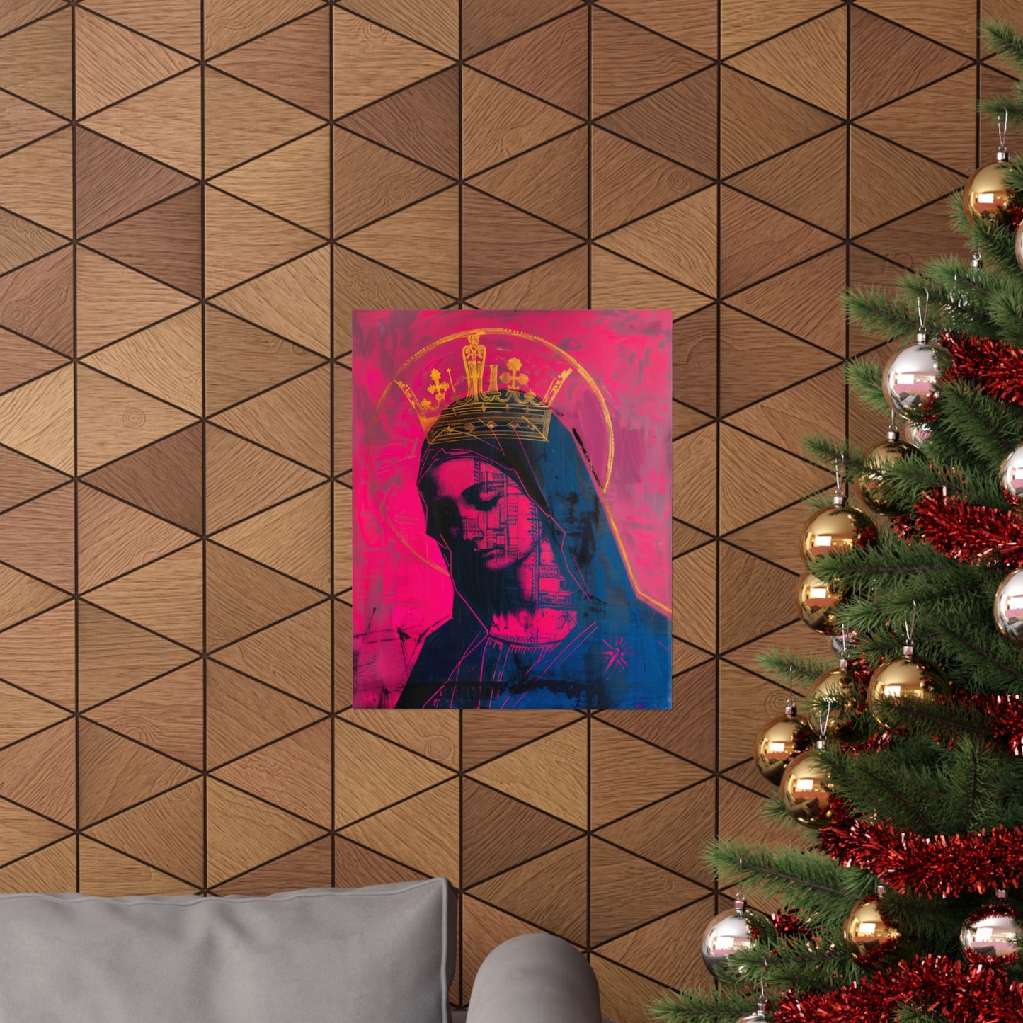 Mary, Mother of God - Source of Consolation Poster Print - Sanctified Souls Print - Multiple Sizes - Premium Posters - Catholic Art