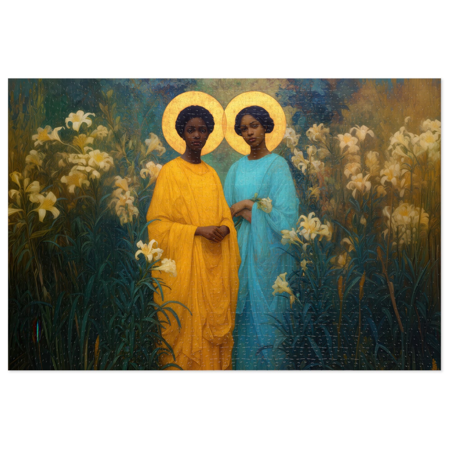 Saint Perpetua and Saint Felicity - Puzzle and Keepsake Tin - Religious Jigsaw Puzzle (30, 110, 252, 500,1000) - Gift for Catholic Families