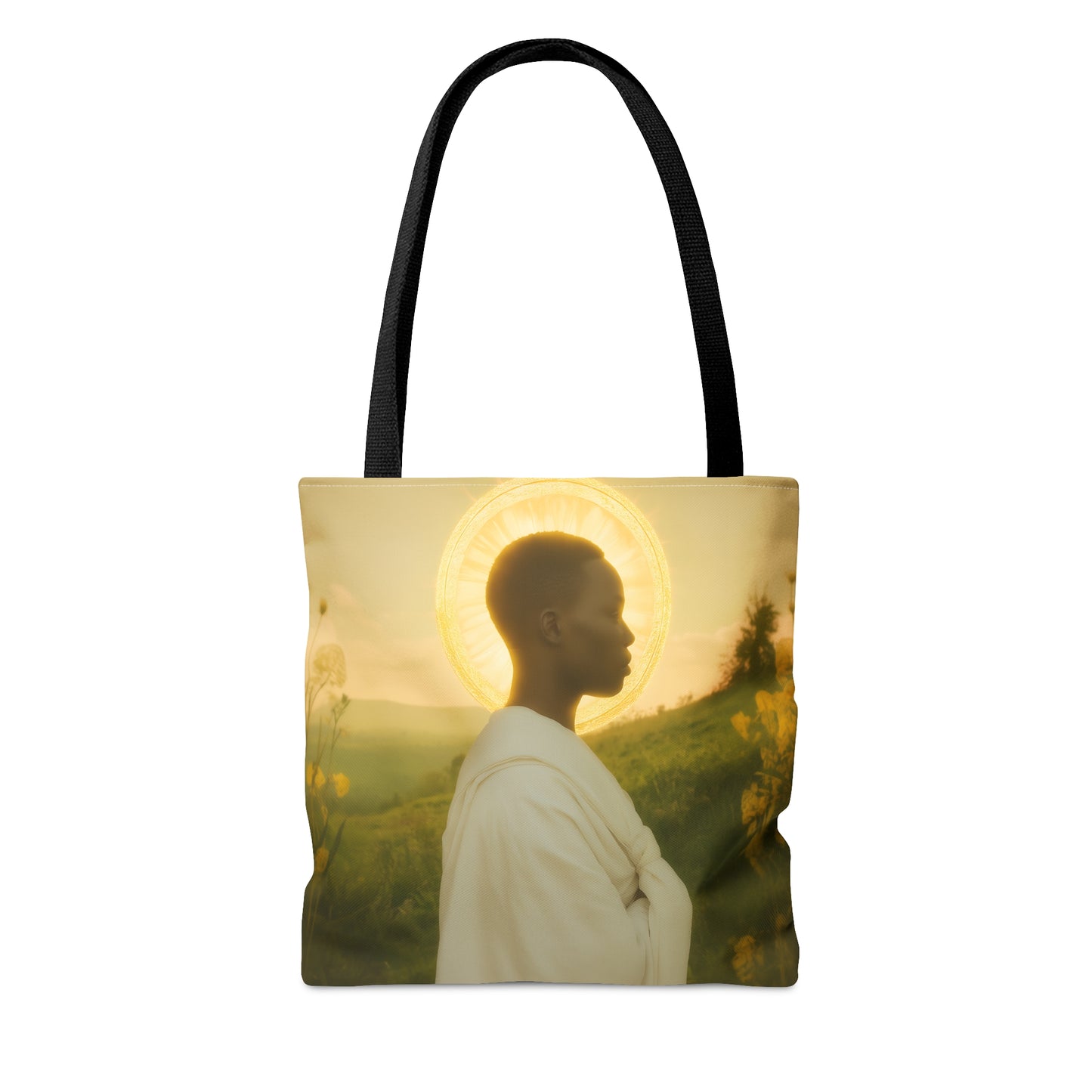 Saint Charles Lwanga - Tote Bag - Large Medium Small Faith Art Bag - Bible Study Faith Purse - Double Sided