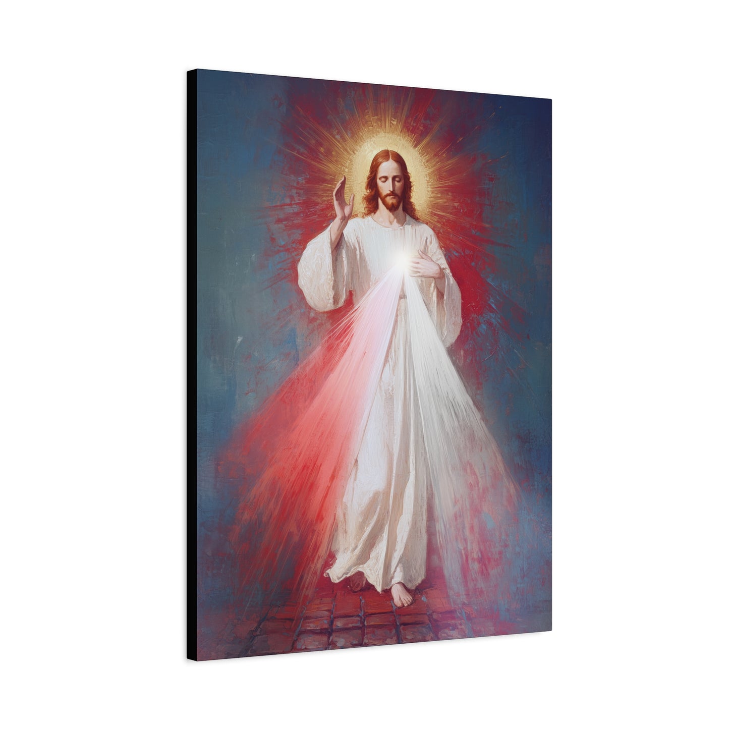 The Divine Mercy - Our Lord Jesus Christ - Gallery Wrapped Canvas - Print - Religious Art for your Home - Catholic
