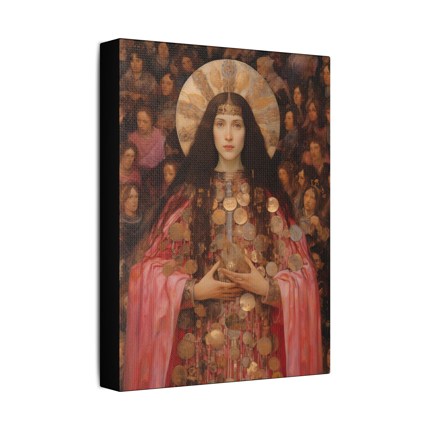 Saint Praxedes Canvas Print - Multiple Sizes - Catholic Home art - Gallery Wrapped Canvas - Sanctified Souls Print