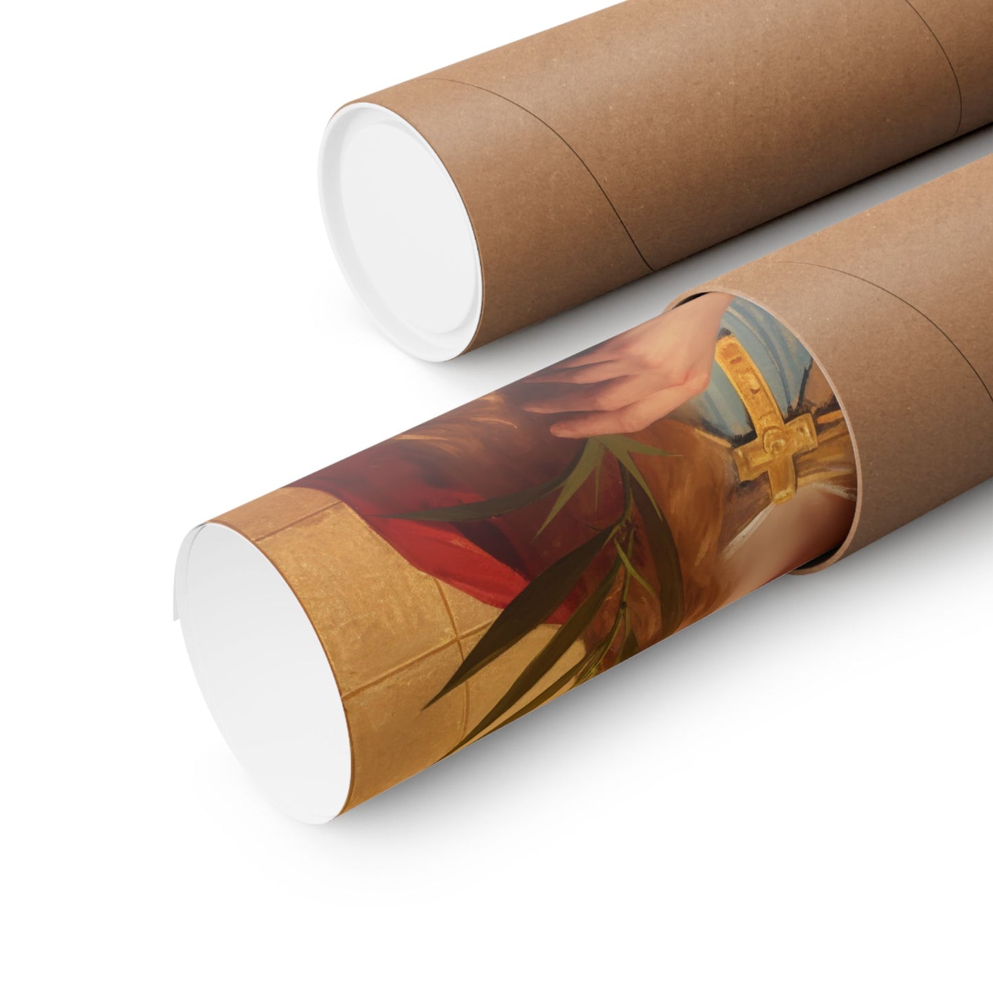 Saint Agrippina - Sanctified Souls Print - Multiple Sizes - Premium Matte Vertical Posters
