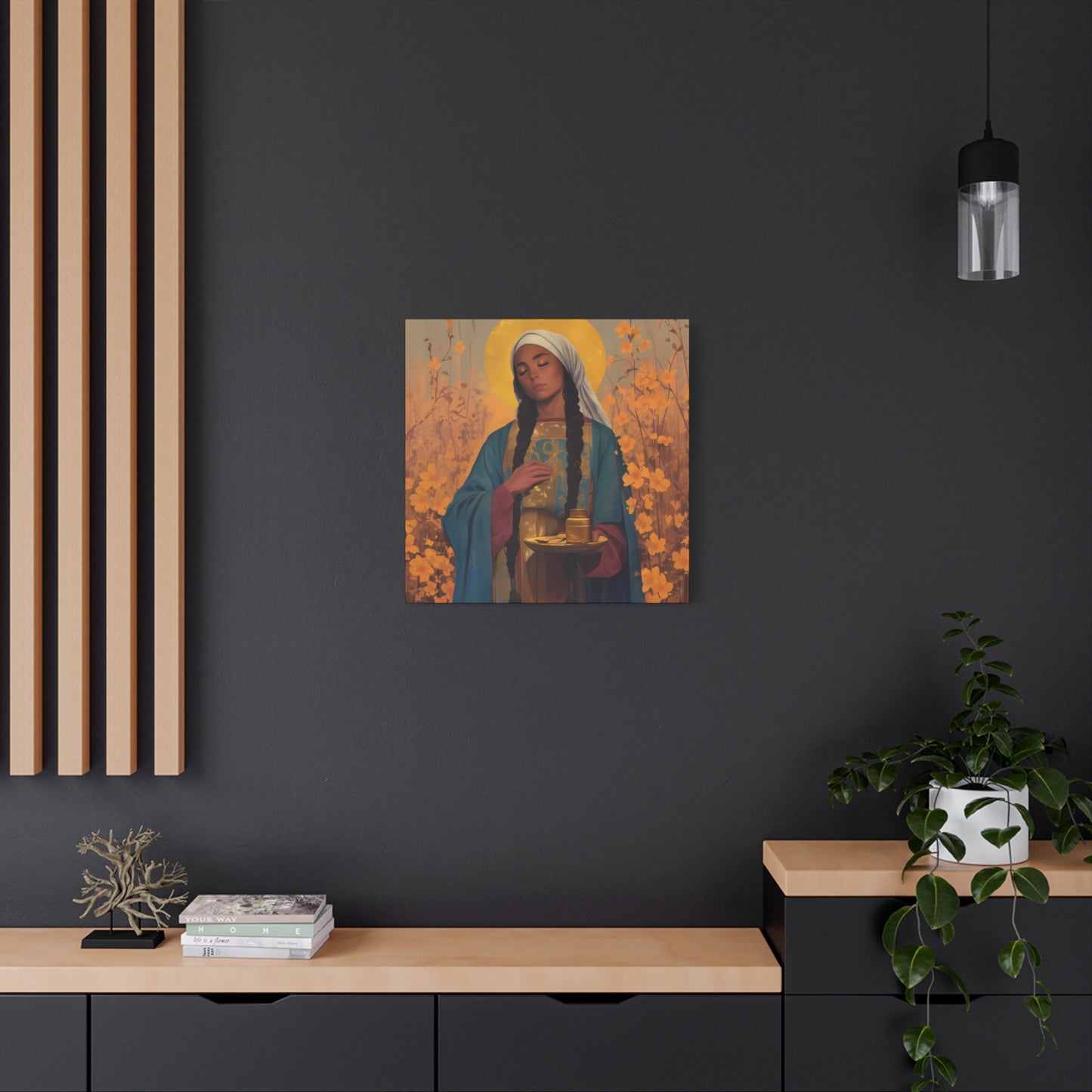 Saint Hermione of Ephesus - Gallery Wrapped Canvas - Print - Religious Art for your Home - Catholic Art Print