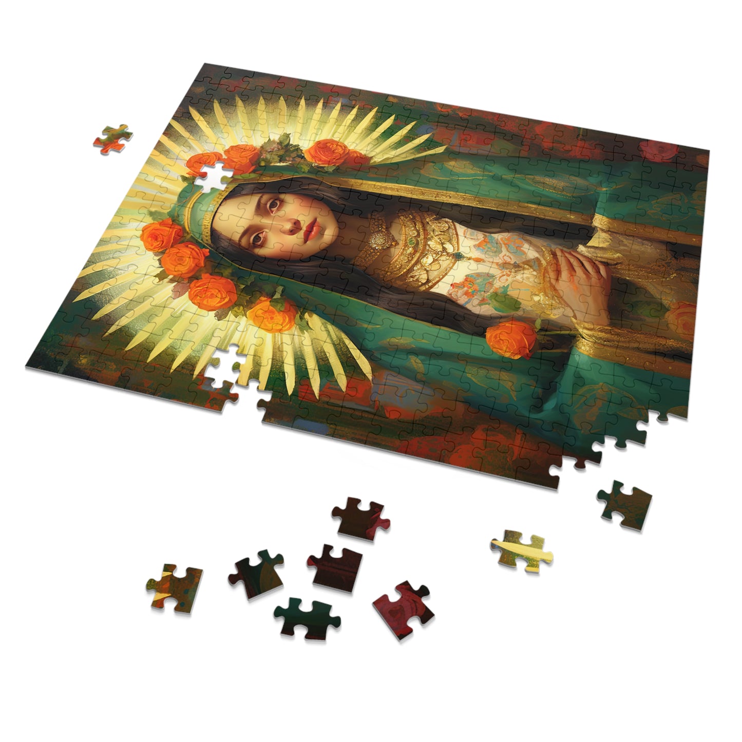 Patroness of Hope : Our Lady of Gudalupe - Puzzle and Keepsake Tin - Jigsaw Puzzle (30, 110, 252, 500,1000-Piece) - Religious Puzzle