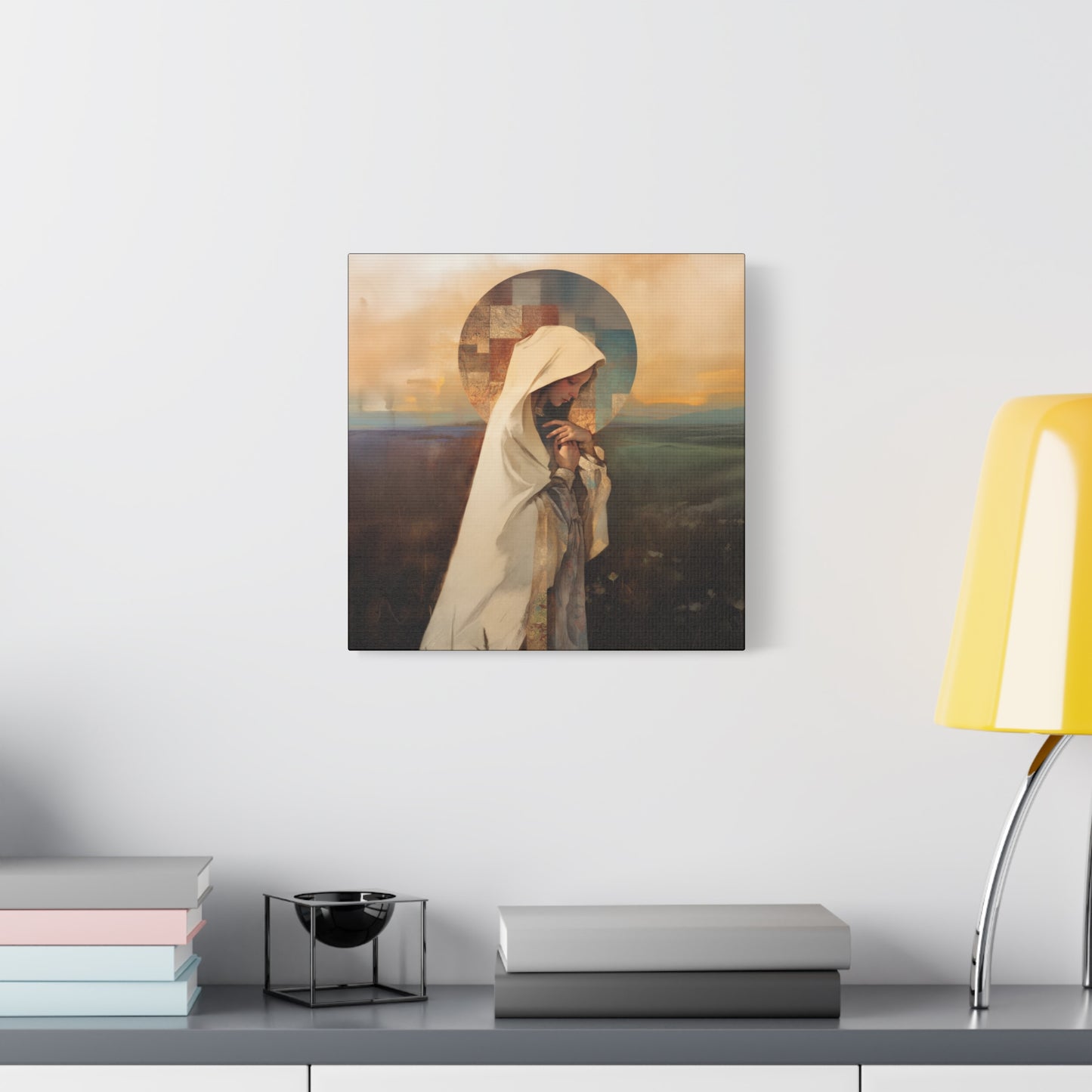 Our Lady of the Prairie - Multiple Sizes - Catholic Home art - Museum Wrapped Canvas - Sanctified Souls Print
