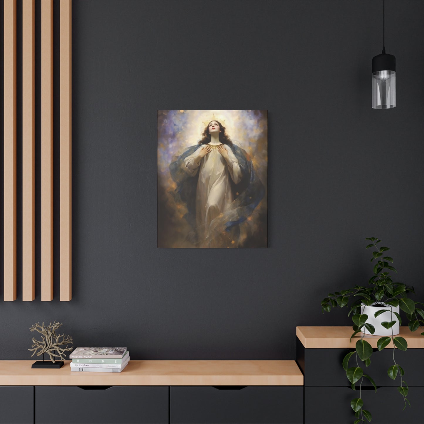 The Assumption of Mary - Museum Wrapped Canvas - Sanctified Souls Print - Religious Art for your Home