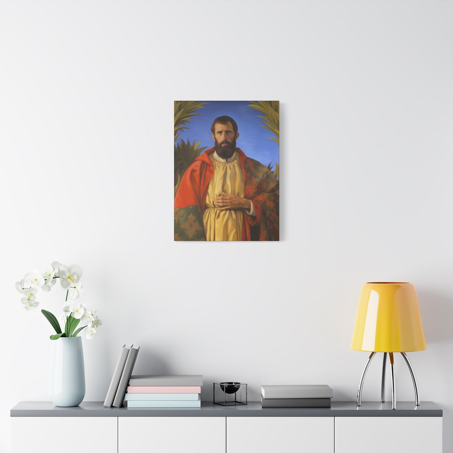 Saint Thomas the Apostle - Museum Wrapped Canvas - Sanctified Souls Print - Religious Art for your Home