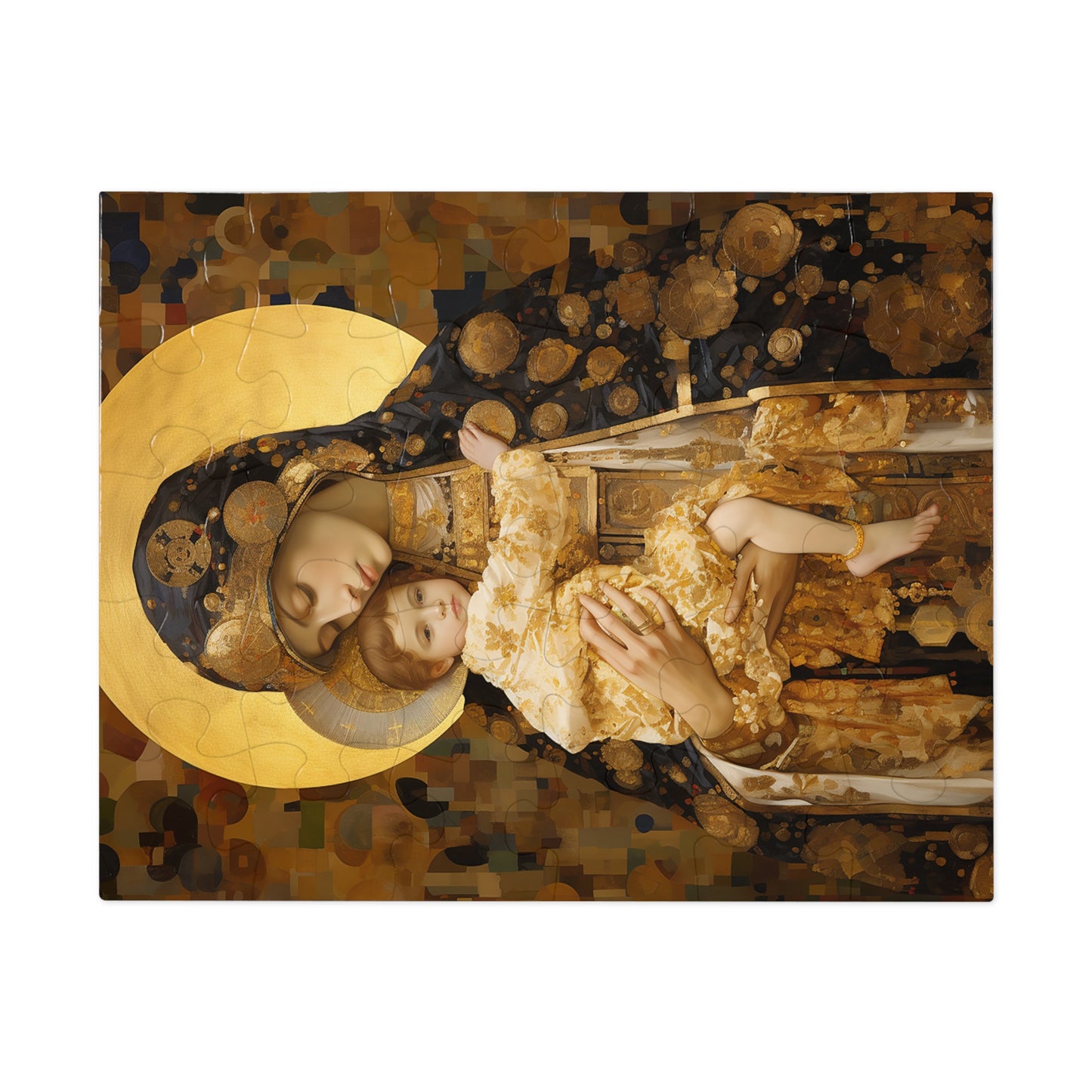 The Light of Love- Virgin Mary and the Christ Child - Religious Jigsaw Puzzle (30, 110, 252, 500,1000-Piece) - Catholic Art - Faith Art