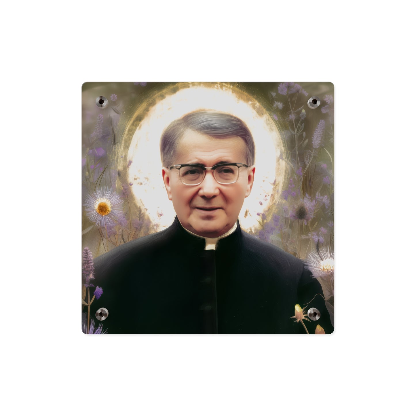 Saint Josemaría Escrivá de Balaguer Acrylic Wall Art Panel - Ready to Hang Acrylic Print - Catholic Saint Art