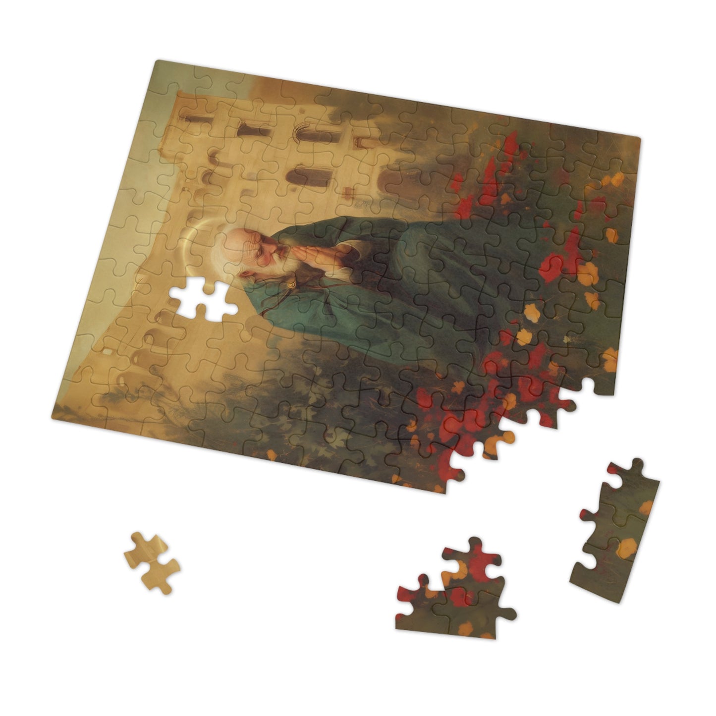 Saint Cyprian - Puzzle and Tin - Religious Jigsaw Puzzle (30, 110, 252, 500,1000) - Gift Catholic Families