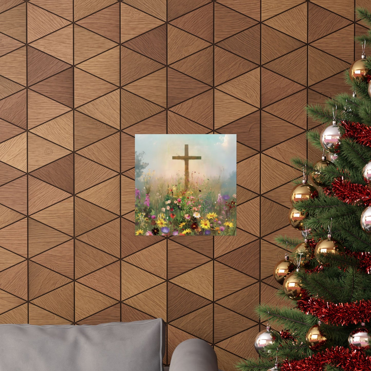 The Cross That Called the Earth to Life - Sanctified Souls Print - Multiple Sizes - Premium Matte Vertical Posters
